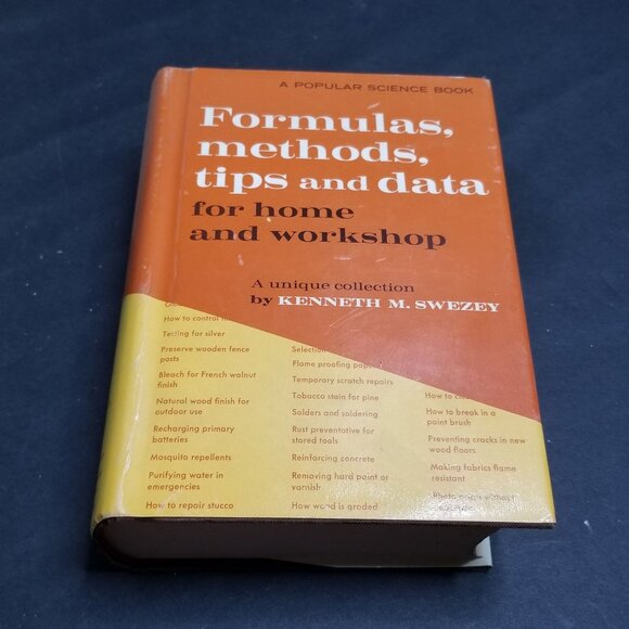 Formulas Methods Tips And Data For Home And Workshop By Kenneth M. Swezey - Picture 1 of 4